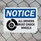 Signmission All Drivers Must Chock Wheels OSHA Notice Sign, Plastic, 10in W x 7in L, 2PK OS-2PACK-NS-P-710-L-15218 - alternate 4